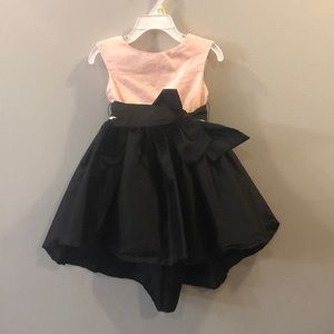 Black and pink 2T Formal Dress